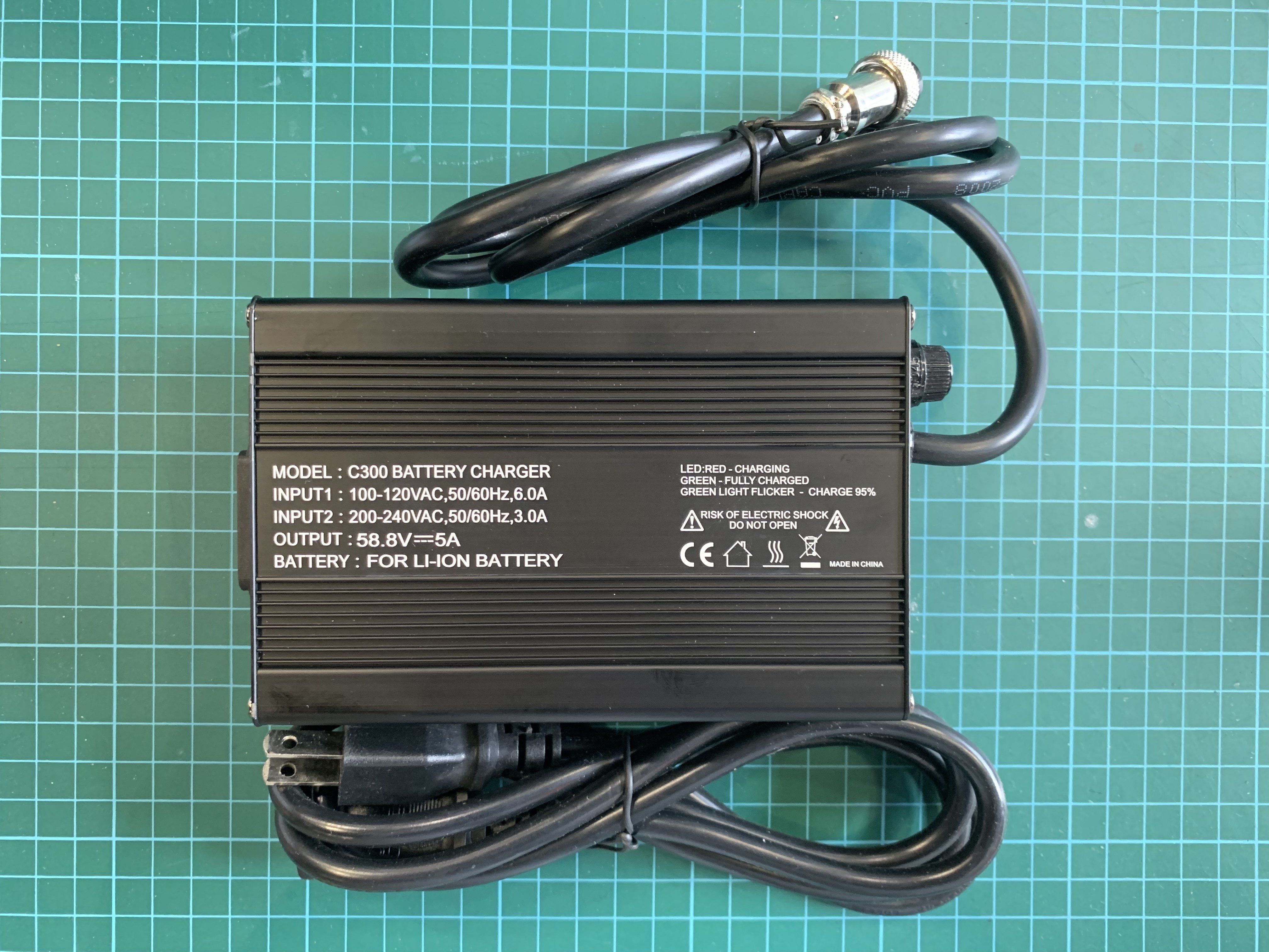58.8v/5A Rapid-charger. Lightning, Vsett 9